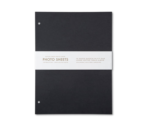 Printworks Fotoalbum L navulpapier 10 vellen - Zwart