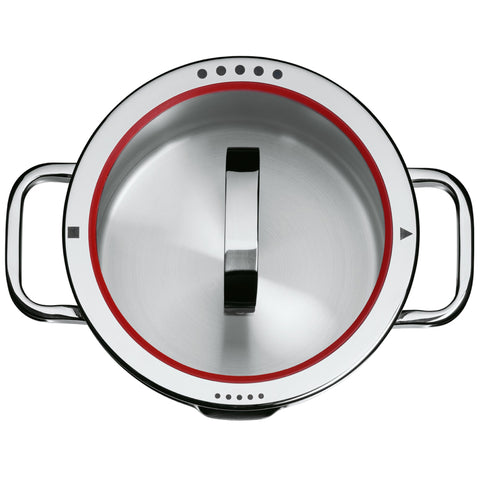 WMF Function 4 Kookpan laag - Ø240mm - Rood