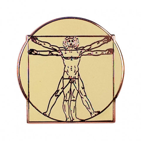 UPG Pins - Leonardo & Vetruvian Man