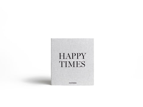 Printworks Fotoalbum S - Happy Days - Grijs