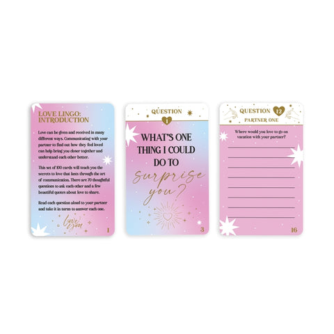 Gift Republic Kaartenset - Discover your Love Lingo