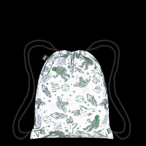 LOQI Backpack Medium - Space Out reflecterend