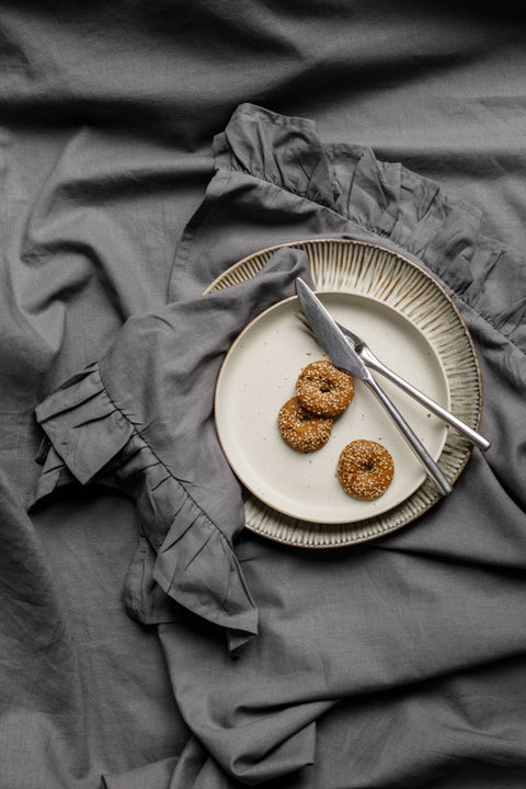 Walra Servet Set Lovely Linen Ruffles 4-delig