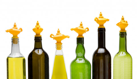 Peleg Design Olie schenktuit en stopper Oiladdin