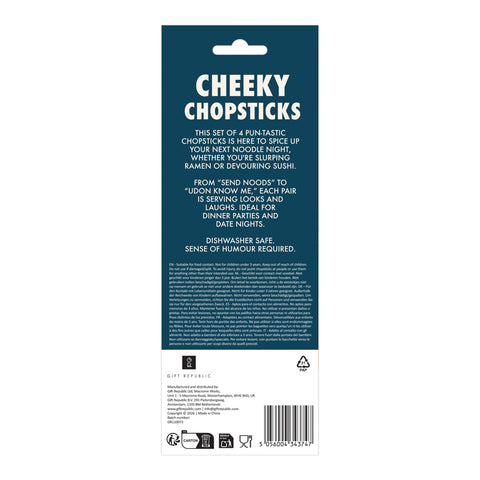 Gift Republic Eetstokjes - Cheeky