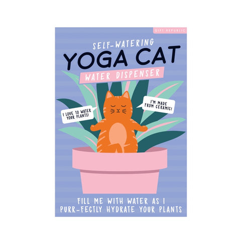 Gift Republic Waterdruppelaar - Yoga Cat