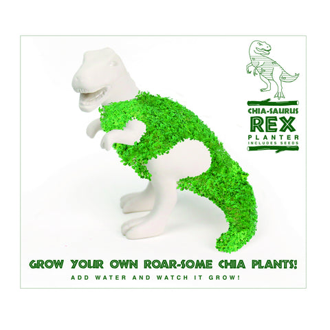 Gift Republic Plantenpot met chiazaden - Saurus-rex