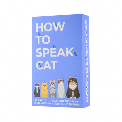 Gift Republic Kaartenset - How to speak cat