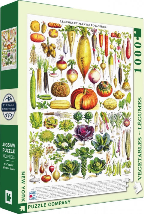 New York Puzzle Company Puzzel Vegetables ~ Légumes - 1000 stukjes