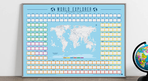 Gift Republic Krasposter - World Explorer