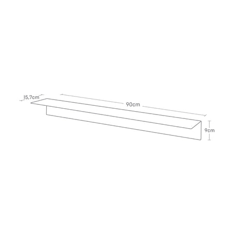 Yamazaki Tower Wandplank magnetisch - L 900mm