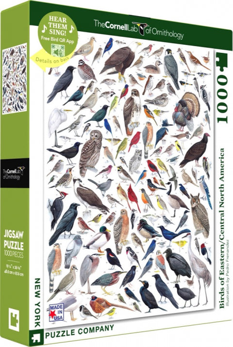 New York Puzzle Company Puzzel Birds of Eastern/Central North America - 1000 stukjes