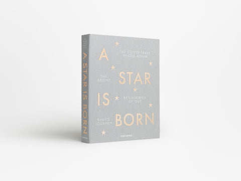 Printworks Baby Album - A Star Is Born - Grijs