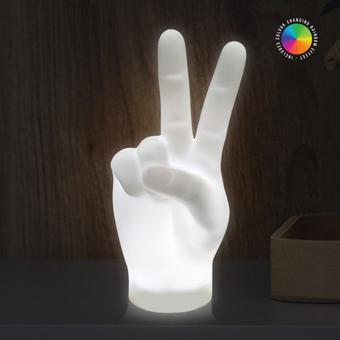 Gift Republic Lamp - Peace Sign Hand