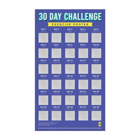 Gift Republic Krasposter - 30 Day Fitness Challenge