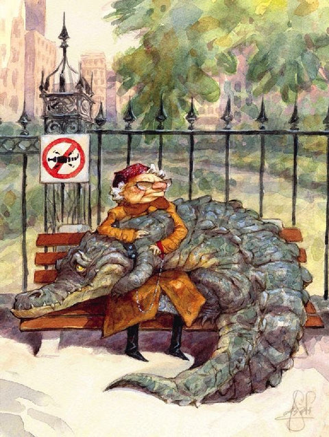 New York Puzzle Company Puzzel Crocodile Tears - 500 stukjes