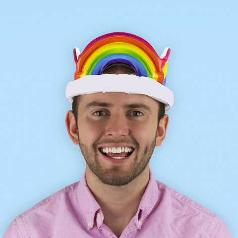 Gift Republic Hoofdband opblaasbaar - Rainbow