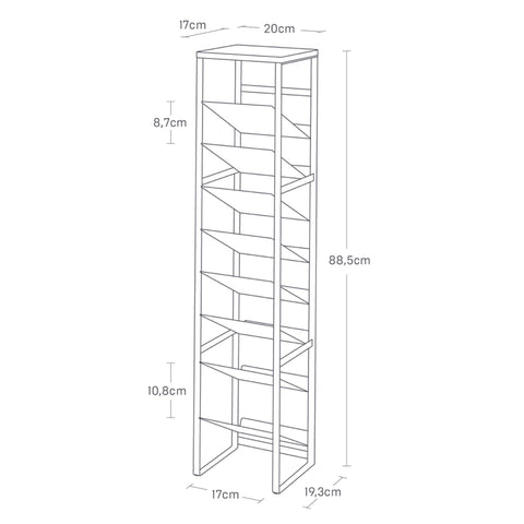 Yamazaki Tower Flessenrek 8-laags