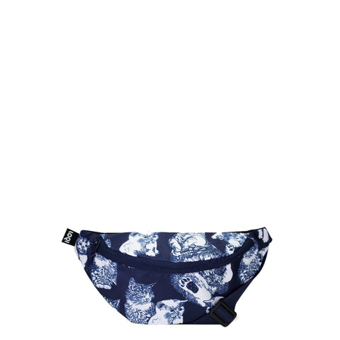 LOQI Bum Bag Large - Cats gerecycled
