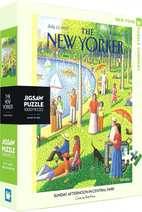 New York Puzzle Company Puzzel Sunday Afternoon in Central Park - 1000 stukjes