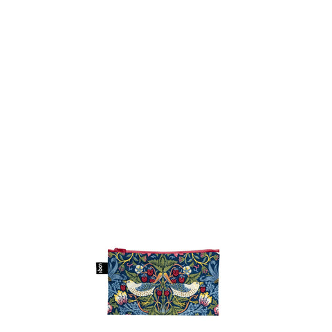 LOQI Zip Pockets - Hyacinth, Strawberry & Orchard gerecycled