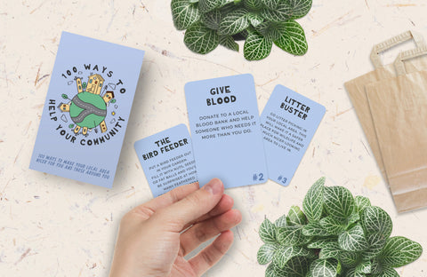 Gift Republic Kaartenset - 100 Ways To Help The Community