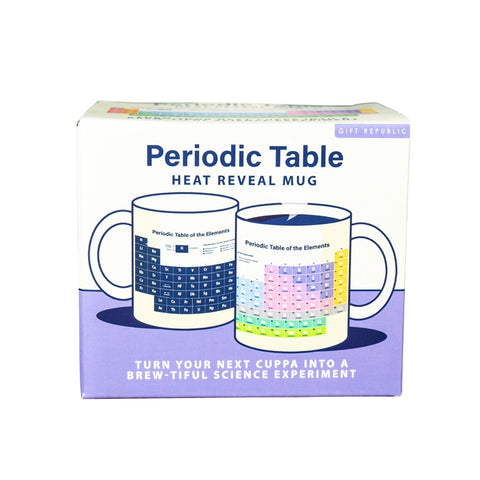 Gift Republic Mok warmtegevoelig - Heat Reveal Mug - Periodic Table