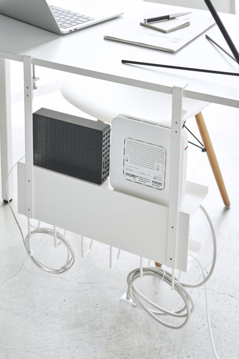 Yamazaki Smart Kabel & router organizer voor onder bureau