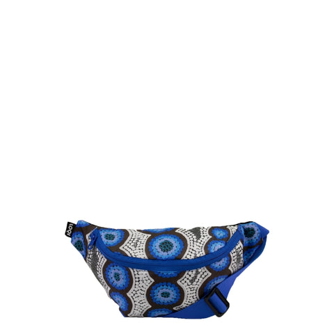 LOQI Bum Bag Large - Water Dreaming Blue gerecycled