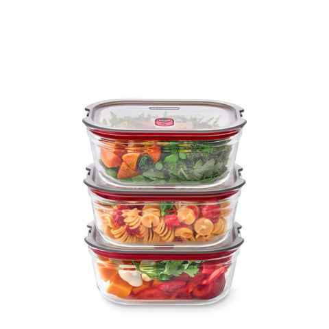 Black+Blum Glass Food Box set Medium - Meal prep - set van 3