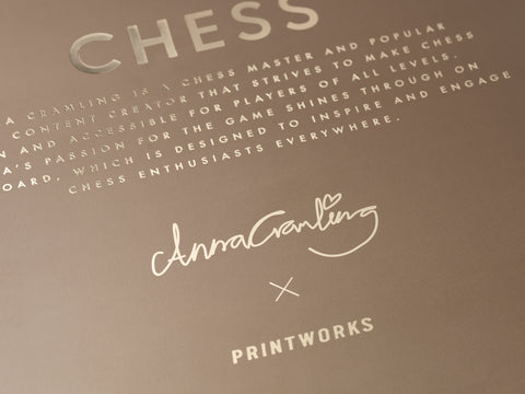 Printworks Spel Classic - Chess - Anna Cramling Edition