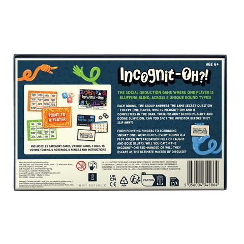 Gift Republic Bordspel - Incognit-oh
