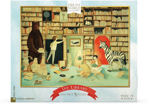 New York Puzzle Company Puzzel The Library - 1000 stukjes