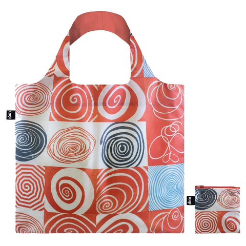 LOQI Bag Large - Spirals Grids gerecycled
