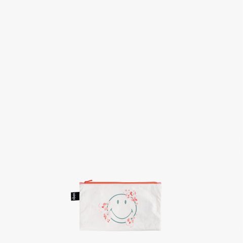LOQI Zip Pockets - Tyvek Blossom