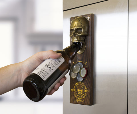 Gift Republic Flesopener - Skull