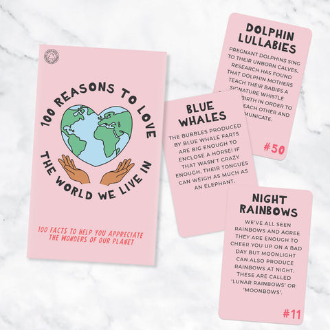 Gift Republic Kaartenset - 100 Reasons to Love The World We Live In