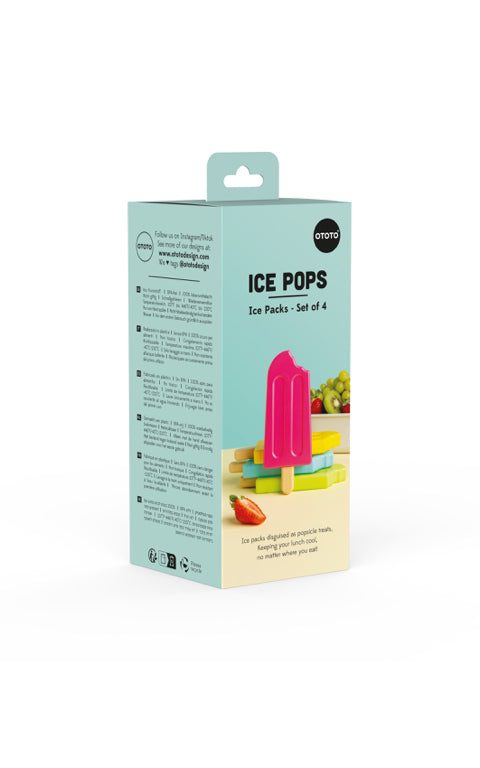 Ototo Koelelementen Ice Pops set van 4
