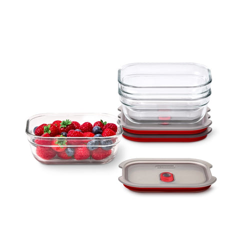 Black+Blum Glass Food Box set XS - Meal prep - set van 3