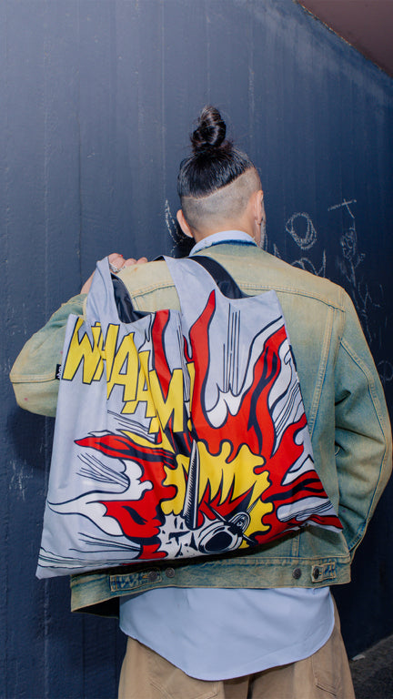 LOQI Bag Large - Whaam! gerecycled