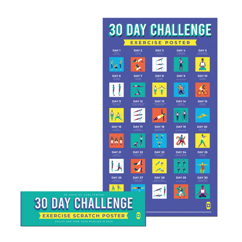 Gift Republic Krasposter - 30 Day Fitness Challenge