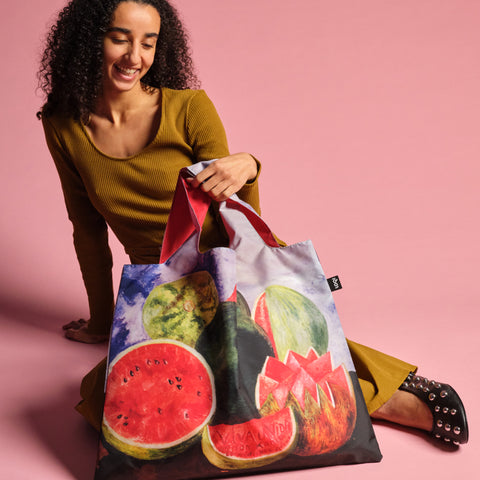 LOQI Bag Large - Viva La Vida the Watermelon gerecycled