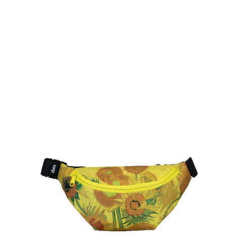 LOQI Bum Bag Large - Sunflowers gerecycled