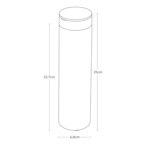 Yamazaki Tower Tissuebox rond