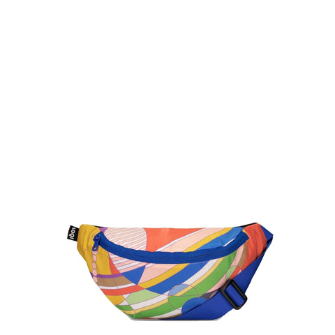 LOQI Bum Bag Large - March Balloons gerecycled