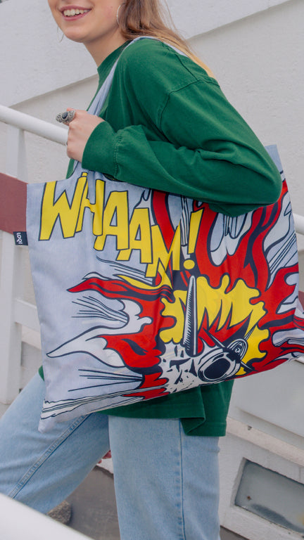 LOQI Bag Large - Whaam! gerecycled