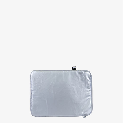 LOQI Laptop Sleeve Large - Silver Metallic