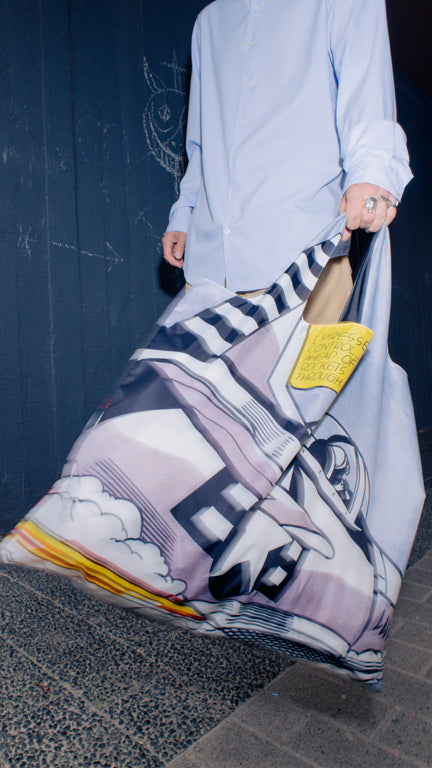 LOQI Bag Large - Whaam! gerecycled
