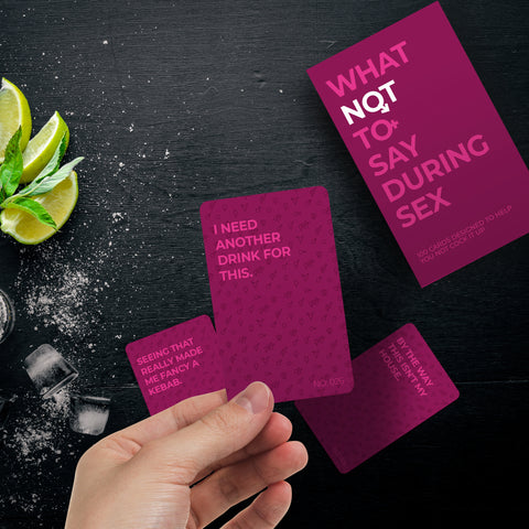 Gift Republic Kaartenset - What Not To Say During Sex