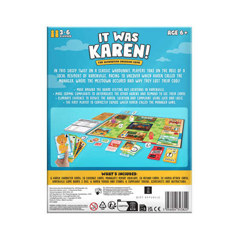Gift Republic Bordspel - It was karen Game